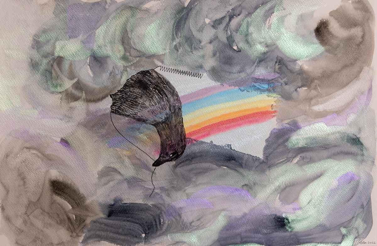 In rainbows